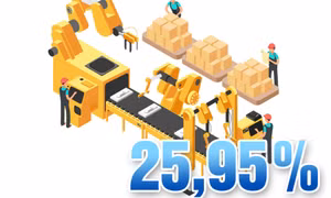 25,95% - là ước tính mức tăng trưởng ngành công nghiệp chế biến, chế tạo của tỉnh trong quý I/2024