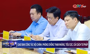 Triển khai công tác nội chính, phòng, chống tham nhũng, tiêu cực quý II