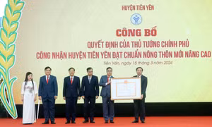 Công bố Bình Liêu đạt chuẩn nông thôn mới, Tiên Yên đạt chuẩn nông thôn mới nâng cao