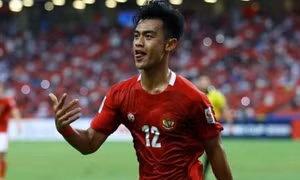Sao ném biên của Indonesia vắng mặt trước trận gặp tuyển Việt Nam