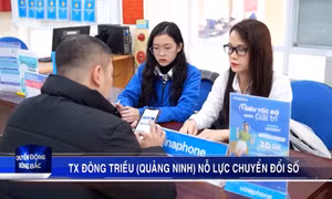 TX Đông Triều nỗ lực chuyển đổi số