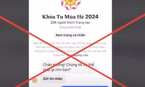 Sập bẫy khóa tu mùa hè, người phụ nữ ở Hà Nội bị chiếm đoạt 2,8 tỉ đồng