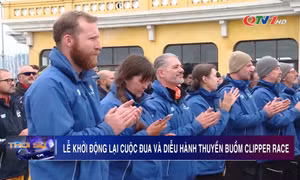 Lễ khởi động lại Cuộc đua thuyền buồm vòng quanh thế giới Clipper Race mùa giải 2023-2024