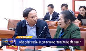 Đồng chí Bí thư Tỉnh ủy tiếp công dân thường kỳ
