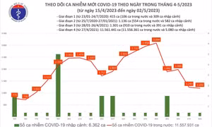 Ngày 2/5: Có 1.202 ca mắc COVID-19 mới, 4 bệnh nhân tử vong
