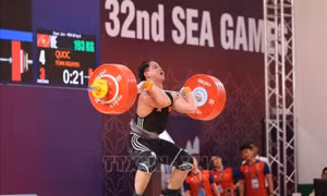SEA Games 32: Đô cử Nguyễn Quốc Toàn giành HCV, phá 3 kỷ lục đại hội