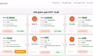 Nhận ngay hàng trăm voucher giá trị khi đến với Bloggiamgia.vn