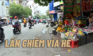 Hạ Long: Nhức nhối nạn lấn chiếm vỉa hè, lòng đường