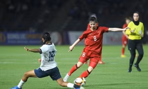 Thắng Campuchia 4-0, tuyển nữ Việt Nam vào chung kết SEA Games 32