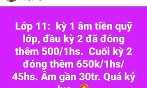 Nhà trường phản hồi bức xúc của phụ huynh về việc thu quỹ lớp "nhiều bất thường"