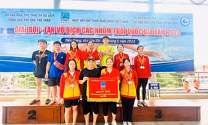 VĐV Quảng Ninh phá 7 kỷ lục quốc gia môn bơi - lặn 