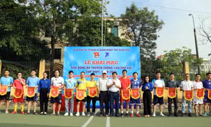 Khai mạc Giải Bóng đá Đoàn Khối các cơ quan và doanh nghiệp tỉnh