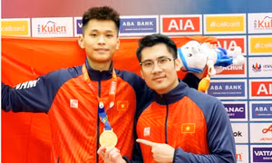 2 VĐV Quảng Ninh giành HCV võ gậy và cờ tướng SEA Games 32