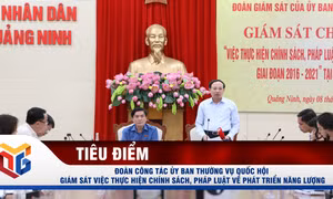 Đoàn công tác Ủy ban Thường vụ Quốc hội giám sát việc thực hiện chính sách, pháp luật về phát triển năng lượng