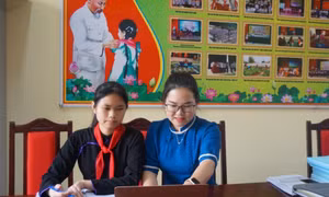 Đội viên gương mẫu Hoàng Hương Trà