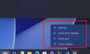 Windows 11 thêm tính năng 'buộc thoát ứng dụng'