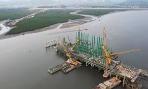 Cầu Cửa Lục 3 tăng tốc thi công