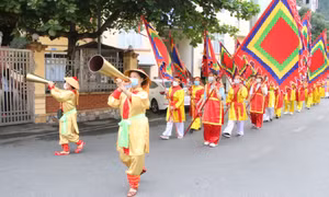 Linh thiêng Lễ hội đền Đức Ông Trần Quốc Nghiễn