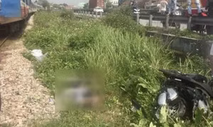 Băng qua đường sắt, người đàn ông bị tàu hỏa đâm tử vong