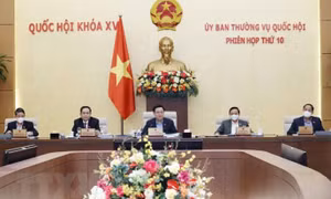 Điều chỉnh Chương trình xây dựng luật, pháp lệnh năm 2022