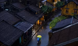 Mưa trên phố Hội