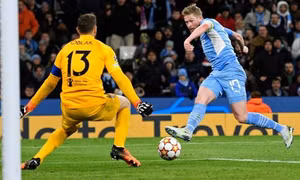 Man City thắng nhọc Atletico tại Champions League