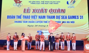 Lễ xuất quân của đoàn thể thao Việt Nam tại SEA Games 31