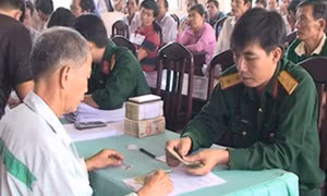 Tăng mức trợ cấp hằng tháng đối với quân nhân xuất ngũ