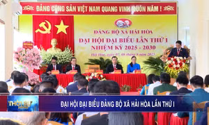 Đại hội đại biểu Đảng bộ xã Hải Hòa lần thứ I