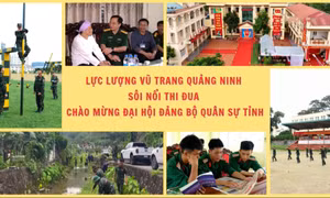 Lực lượng vũ trang Quảng Ninh sôi nổi thi đua chào mừng Đại hội Đảng bộ Quân sự tỉnh