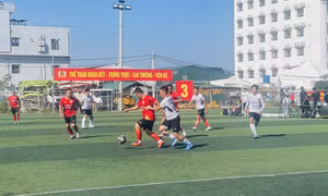 Quyết liệt lượt trận cuối vòng bảng bóng đá Hội thao Công an nhân dân