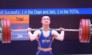 Tuyển thủ Lại Gia Thành giành huy chương đồng giải cử tạ châu Á 2026