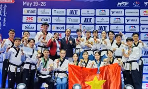 Võ sĩ taekwondo Việt Nam giành 2 huy chương vàng nội dung quyền giải châu Á