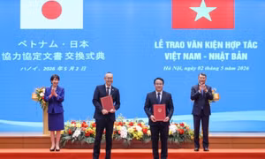 Việt Nam, Nhật Bản trao nhiều văn kiện hợp tác quan trọng