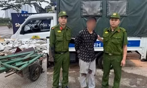 Công an Hà Nội bắt đối tượng dương tính ma túy trộm cắp sắt tại công trường