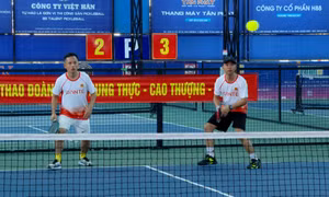 Hấp dẫn các trận đấu Pickleball trong ngày thi đấu thứ ba