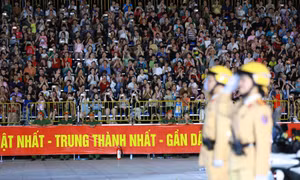 Ấn tượng màn trình diễn kỹ thuật, võ thuật, chiến thuật của lực lượng Công an nhân dân