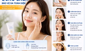 Nắng nóng đỉnh điểm, ra ngoài 10 phút đã rát da, chuyên gia hướng dẫn cách bảo vệ da khỏi cháy nắng
