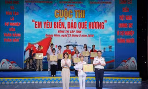Sôi nổi Cuộc thi “Em yêu biển, đảo quê hương” cấp tỉnh tại Quảng Ninh