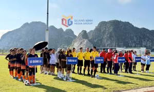 Khai mạc môn Bóng đá nữ Đại hội TDTT tỉnh lần thứ X năm 2026