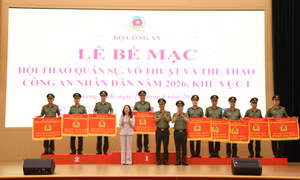 Bế mạc Hội thao quân sự, võ thuật và thể thao Công an nhân dân năm 2026 – Khu vực I