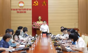 Giao ban Ban Thường trực Ủy ban MTTQ Việt Nam tỉnh