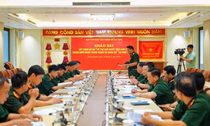 Khảo sát giải pháp hỗ trợ việc làm cho thanh niên sau xuất ngũ tại Binh đoàn 19