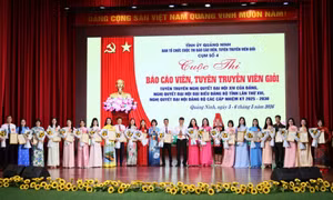 Khai mạc Cuộc thi Báo cáo viên, tuyên truyền viên giỏi Cụm số 4