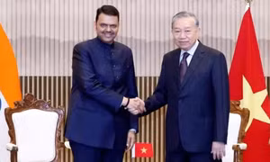 Tổng Bí thư, Chủ tịch nước Tô Lâm tiếp Thủ hiến bang Maharashtra Devendra Fadnavis