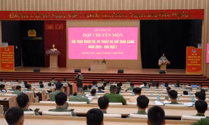 Họp chuyên môn Hội thao Quân sự, võ thuật và thể thao CAND năm 2026 