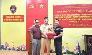 Cảnh sát giao thông Quảng Ninh lan tỏa phong trào “Ba Nhất”