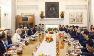 Tổng Bí thư, Chủ tịch nước Tô Lâm hội đàm với Thủ tướng Ấn Độ Narendra Modi