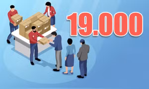 19.000 - là số lượt người có hoàn cảnh khó khăn trên địa bàn tỉnh được hỗ trợ trong Tháng Nhân đạo