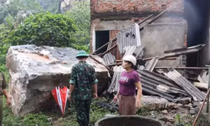 Sạt lở núi, 3 mẹ con ở Thanh Hóa thoát nạn trong gang tấc